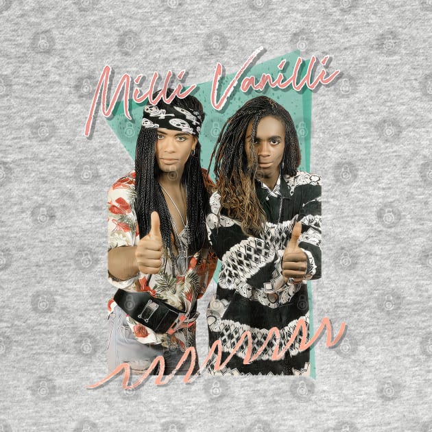 Milli Vanilli /\/\ Vintage Style Aesthetic Design by DankFutura